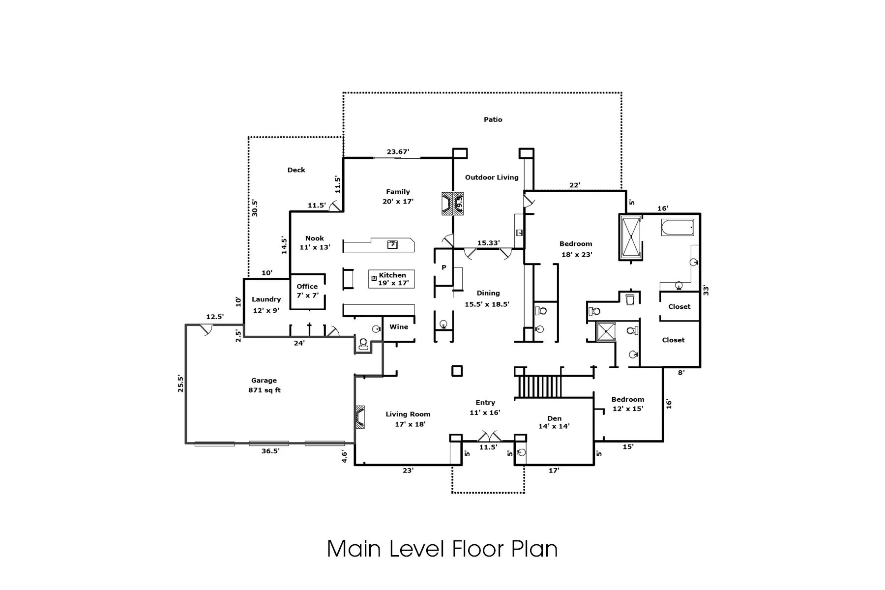 main floor plan - clean